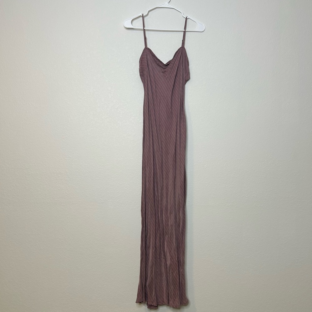VRG GRL Mauve Strappy Maxi Dress